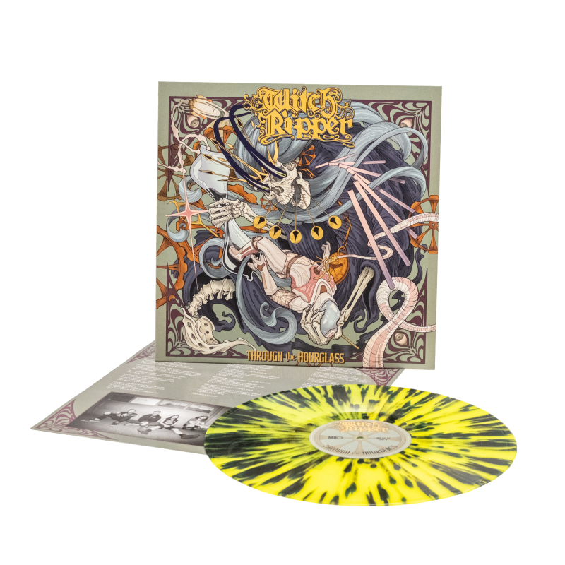 Witch Ripper - Through The Hourglass Vinyl LP  |  Yellow/Black Splatter