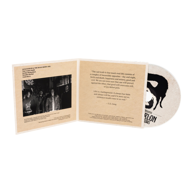 Jack Harlon & The Dead Crows - Inexorable Opposites CD Digisleeve 